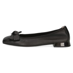 Caprice ballerina 22105 Damesko i det bl�deste skind med smart kantet snude og smuk sl�jfe - sort