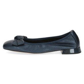 Caprice ballerina 22105 Damesko i det bl�deste skind med smart kantet snude og smuk sl�jfe - bl�