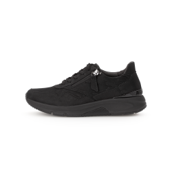 Rolling Soft sporty damesneaker, rummelig og velegnet til indlg 06896 - sort