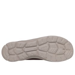 Skechers let slip model med pyntesnre 100732 - mrkebrun