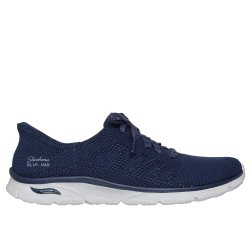 Skechers let slip model med pyntesnre slip-in og Arch Fit 100732 - navy