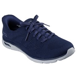 Skechers let slip model med pyntesnre slip-in og Arch Fit 100732 - navy