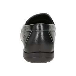 Sioux hyttesko med ekstra vidde (H) i bldt skind, Gilles 10310 - sort