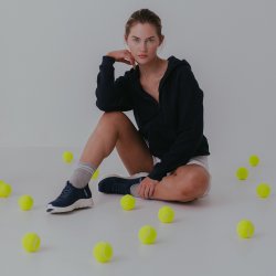 Skechers let hyttesko med Arch fit, slip in og udtagelige sler 104379 - bl