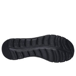 Skechers let hyttesko med Arch fit, slip in og udtagelige sler 104379 - sort
