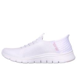 Skechers let hyttesko med Arch fit, slip in og udtagelige s�ler 104379 - hvid