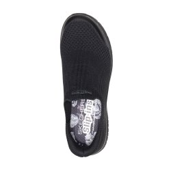 Skechers let hyttesko, velegnet til ude og inde, velegnet til indl�g 104736 - sort