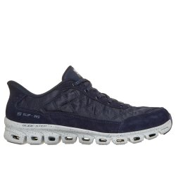 Skechers slip in sko med vandt�t membran, velegnet til indl�g 104820 - navy