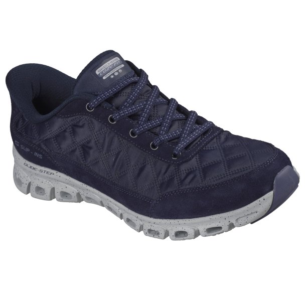 Skechers slip in sko med vandt�t membran, velegnet til indl�g 104820 - navy