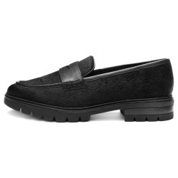 Ara hyttesko med moderne kraftige sler, almindelig brede 11225 Cambridge - sort pony