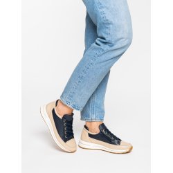 Ara Osaka 24842 damesko med vidde H og velegnet til indl�g - bl�/beige