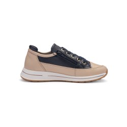 Ara Osaka 24842 damesko med vidde H og velegnet til indl�g - bl�/beige