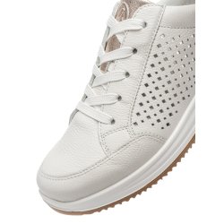 Ara Osaka 25526 sko med ekstra vidde og huller, velegnet til indl�g - hvid