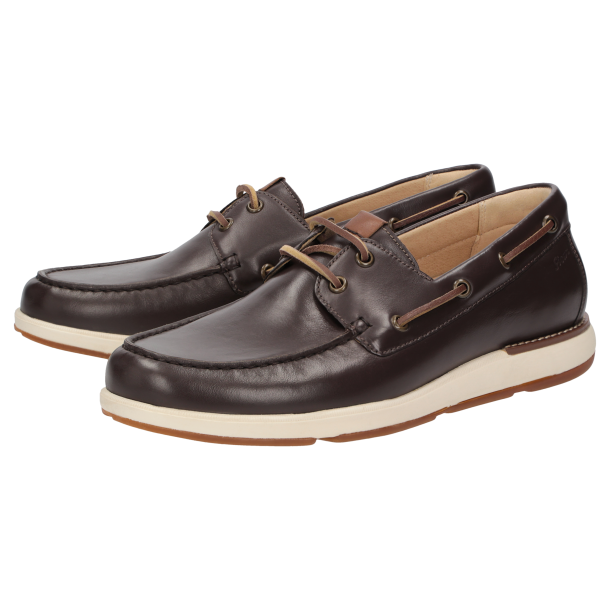 Herresko Sioux Nurilinos 12671 herresko i sejlerlook, velegnet til indl�g - m�rkebrun