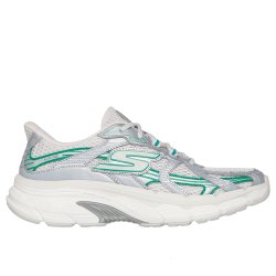 Skechers Go run Arch fit 129223, rummelig sneaker, velegnet til indl�g - lys med gr�n