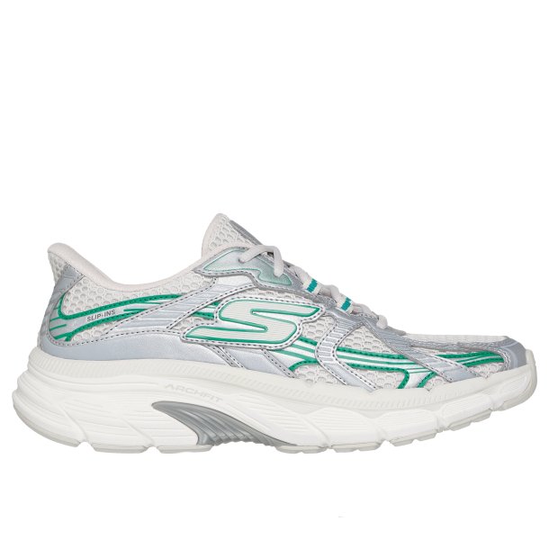 Skechers Go run Arch fit 129223, rummelig sneaker, velegnet til indl�g - lys med gr�n