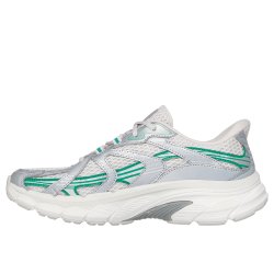 Skechers Go run Arch fit 129223, rummelig sneaker, velegnet til indl�g - lys med gr�n