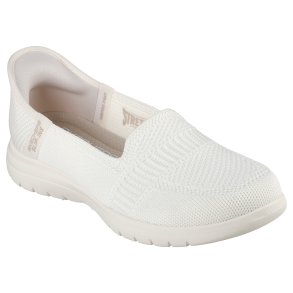 Skechers hyttesko med slip-in 138181 - ivory