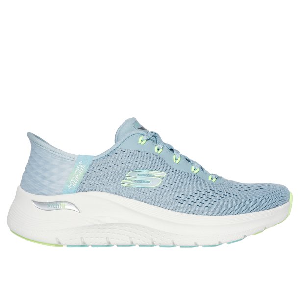 Skechers arch Fit slip in med snrebnd 150066 - tyrkis
