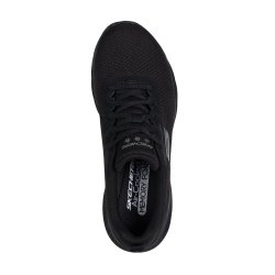Skechers let hverdagssko med vandtt membran 150213 - sort