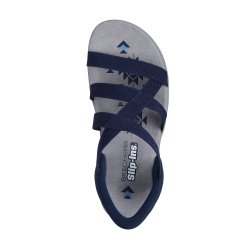 Skechers reggae Slim Slip in sandal 163460 - bl�