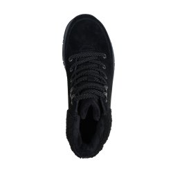 Skechers solid vandt�t vinterst�vle til den brede fod 167894 - Sort