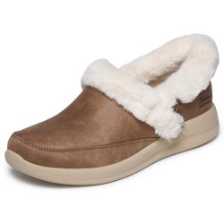 Skechers hjemmsko i med lunt f�r med slip in 168114 - kamel