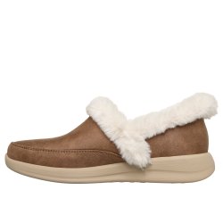 Skechers hjemmsko i med lunt f�r med slip in 168114 - kamel