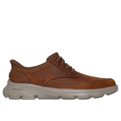 Skechers slip-in herre i en flot olieret skind, Arch fit 205517 - brun