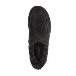 Skechers hjemmesko med bl�dt f�r med slip in funktion 205606 - sort