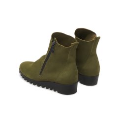 Arche damestvlet med kilehl Lomage - khaki. KUN STR 37