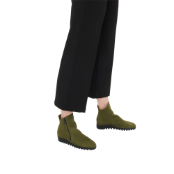 Arche damestvlet med kilehl Lomage - khaki. KUN STR 37