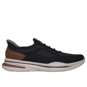 Skechers let herresko med slip-in funktion, velegnet til indl�g 211207 - sort