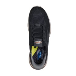 Skechers let herresko med slip-in funktion, velegnet til indl�g 211207 - sort