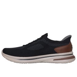 Skechers let herresko med slip-in funktion, velegnet til indl�g 211207 - sort