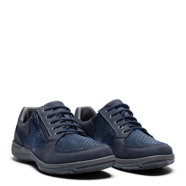 New Feet bred sn�resko med stretch p� forfoden, velegnet til indl�g, 212-33 - m�rkebl�