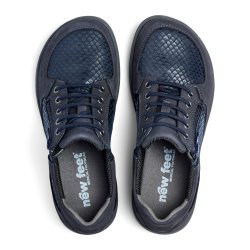 New Feet bred sn�resko med stretch p� forfoden, velegnet til indl�g, 212-33 - m�rkebl�