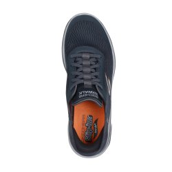 Skechers snresko, Go-Walk Arch Fit, velegnet til indlg 216602 - gr/bl