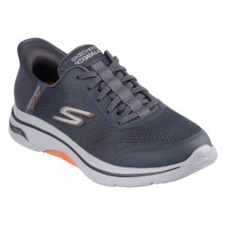 Skechers snresko, Go-Walk Arch Fit, velegnet til indlg 216602 - gr/bl