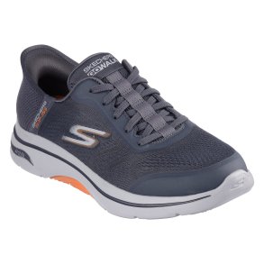 Skechers snresko, Go-Walk Arch Fit, velegnet til indlg 216602 - gr/bl