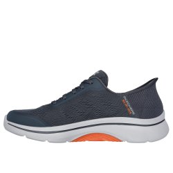 Skechers snresko, Go-Walk Arch Fit, velegnet til indlg 216602 - gr/bl