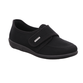 Rohde damehjemmesko med velcro 2222 - Sort