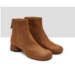 Audley damestvle med firkantet snude og ldersl - brun