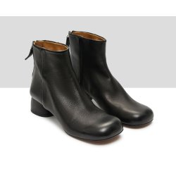 Audley damestvle med firkantet snude og ldersl - sort