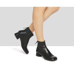 Audley damestvle med firkantet snude og ldersl - sort