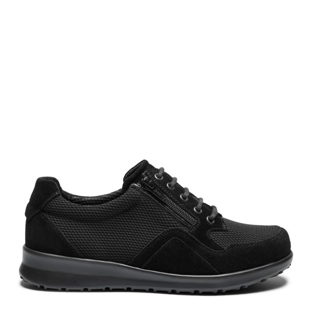 New Feet damesko 231-15-810 W stretch, velegnet til indlg - sort 
