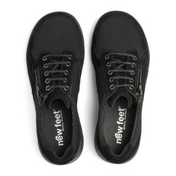 New Feet damesko 231-15-810 W stretch, velegnet til indlg - sort 