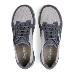 New Feet damesko 231-15-842 W stretch, velegnet til indl�g - gr�/bl�