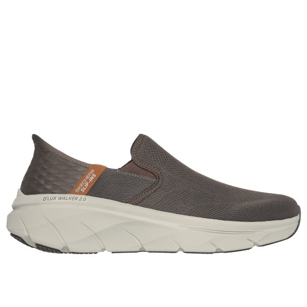 Skechers herre slip-ins Dlux walker (rummelig) 232455 - brun