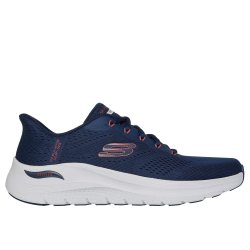 Skechers herresko med slip-in , Arch-fit og velegnet til indlg 232712 - bl